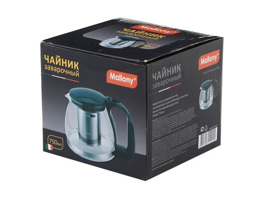 Чайник заварочный MALLONY 910111 Decotto-AS-750 0.75л