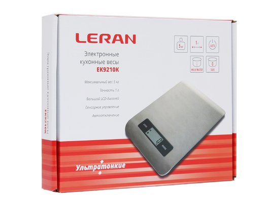 Весы кухонные LERAN EK9210K