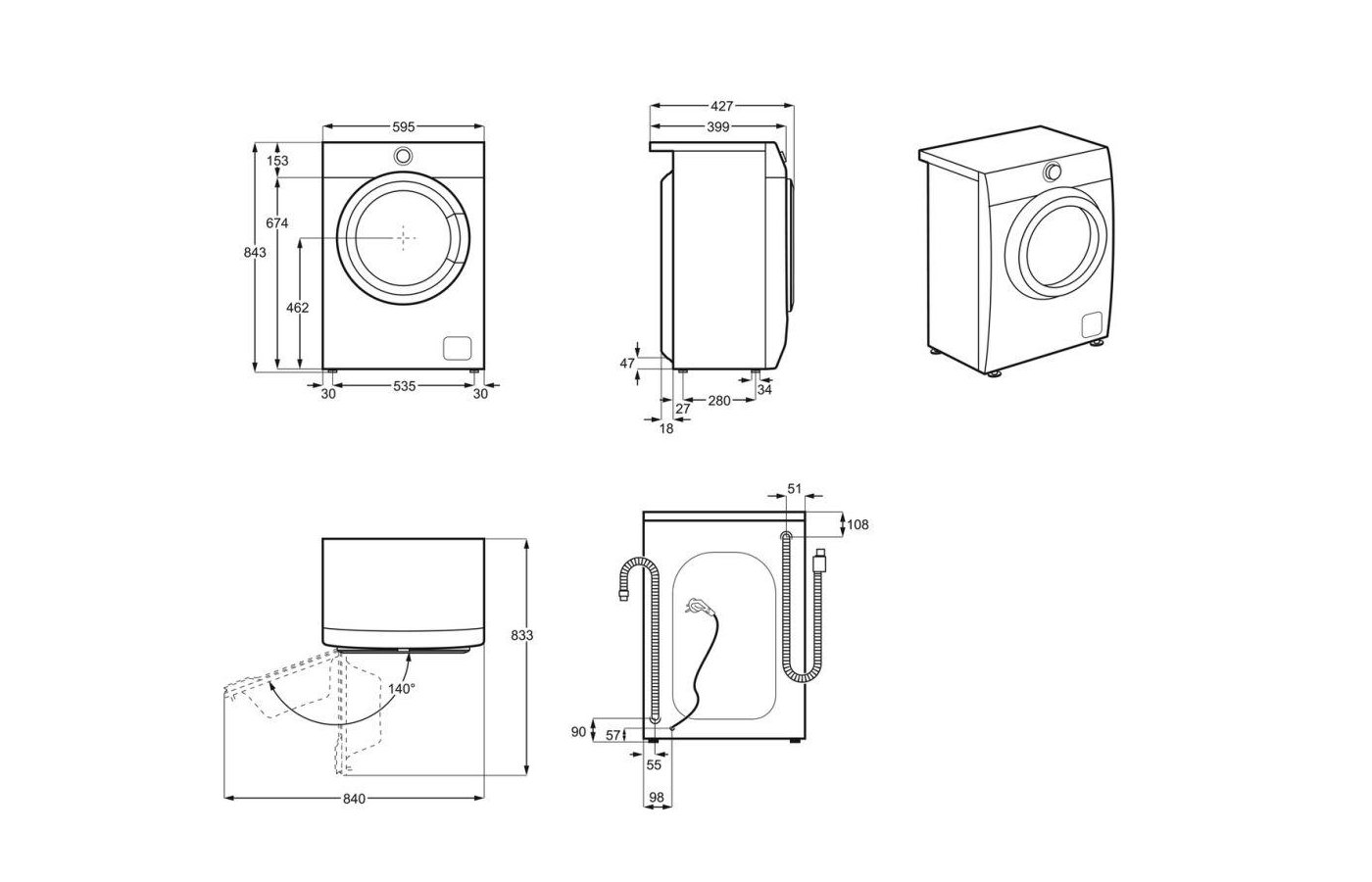 Стиральная машина Electrolux ew6s4r06bx