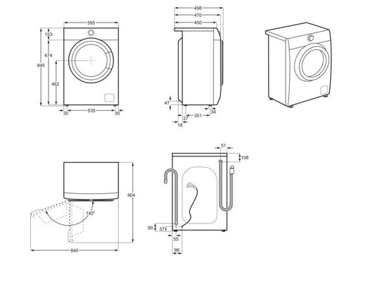 Стиральная машина ELECTROLUX PerfectCare 600 EW6S4 R27W