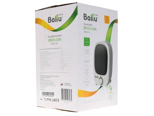 Тепловентилятор BALLU BFH/S-03N