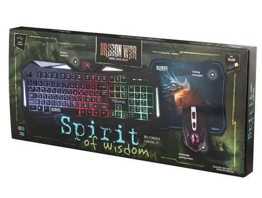 Клавиатура+мышь Qumo Spirit Of Wisdom