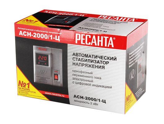 Стабилизатор напряжения РЕСАНТА АСН-2000/1-Ц
