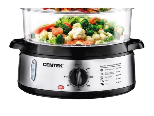 Пароварка CENTEK CT-1457