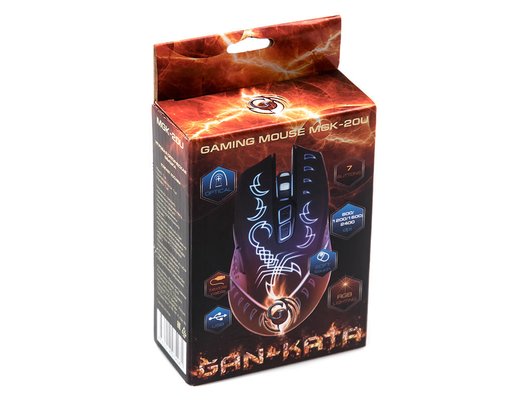 Мышь проводная игровая Dialog MGK-20U Gan-Kata