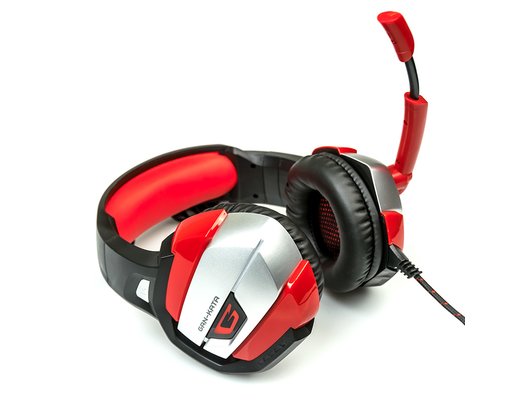 Игровые наушники проводные Dialog HGK-37L Gan-Kata черно-красная