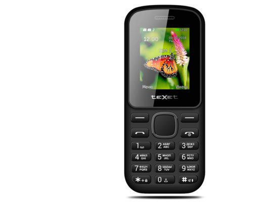 Мобильный телефон TeXet TM-130 black/red