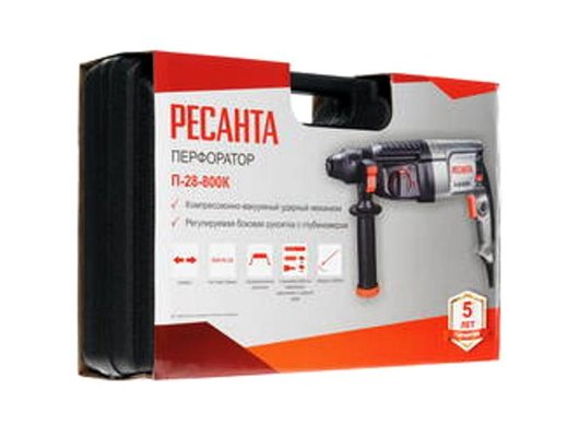 Перфоратор РЕСАНТА П-28-800К