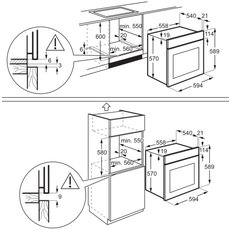 Духовой шкаф electrolux okc5h50x