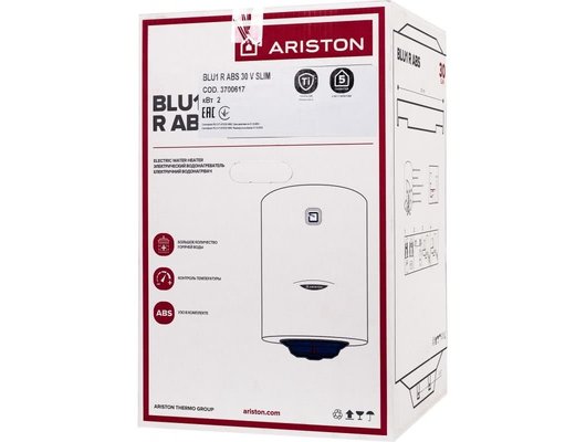 Водонагреватель ARISTON ABS BLU1 R 30 V Slim