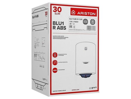Водонагреватель ARISTON ABS BLU1 R 30 V Slim