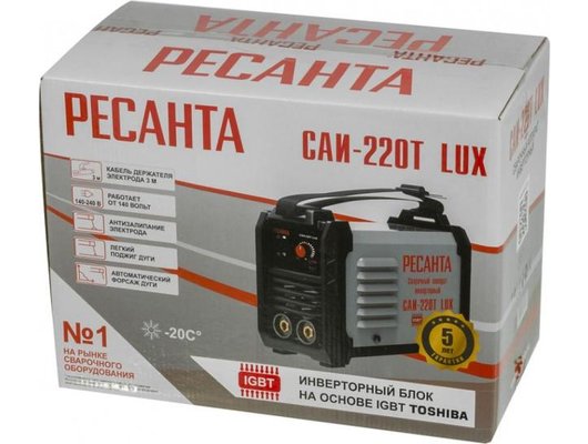 Сварочный аппарат РЕСАНТА САИ-220Т LUX