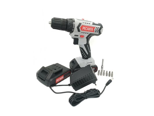 Дрель-шуруповерт РЕСАНТА ДА-18-2ЛК