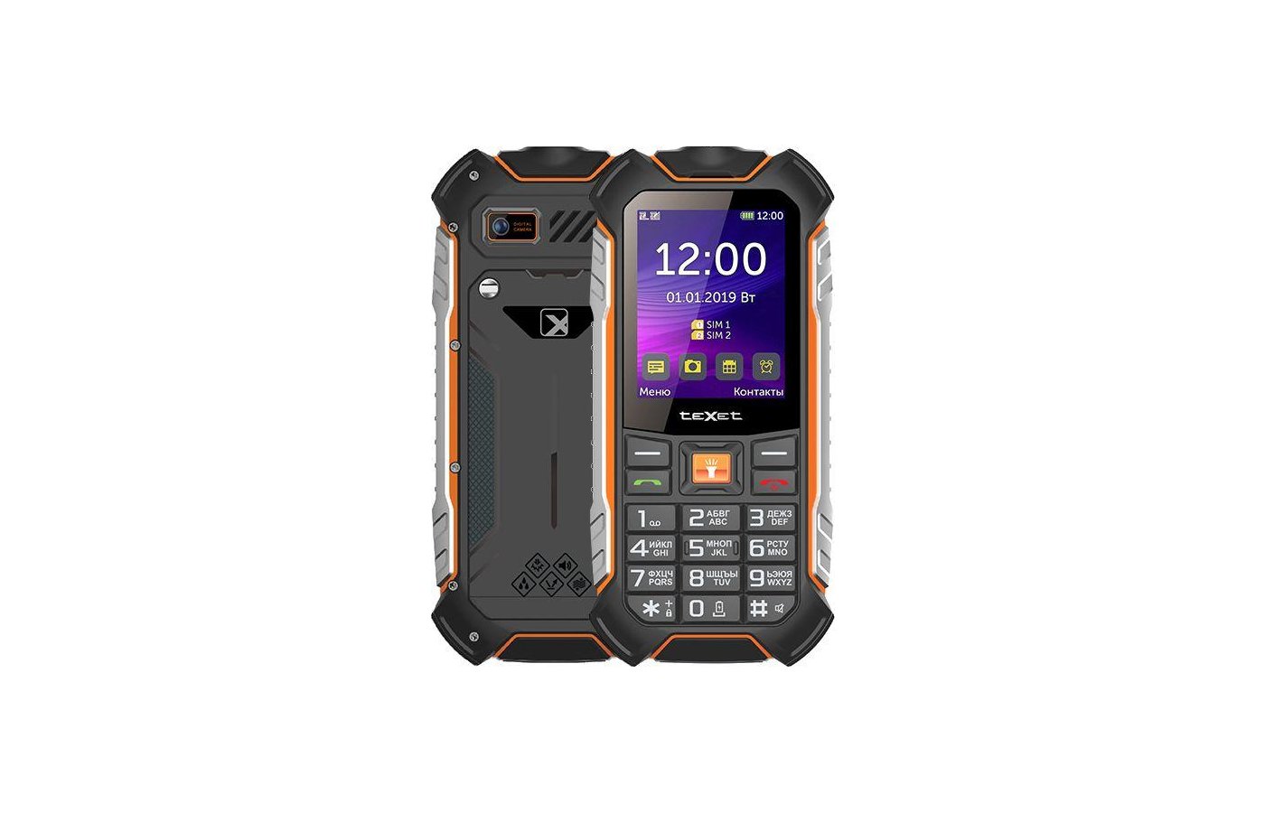 Мобильный телефон TeXet TM-530R black - купить в интернет-магазине RBT.ru.  Цены, отзывы, характеристики и доставка в Челябинске