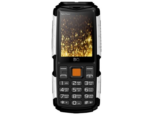 Мобильный телефон BQ 2430 Tank Power Black+Silver