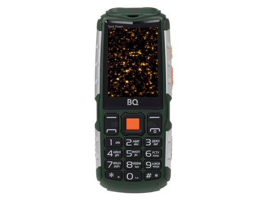 Мобильный телефон BQ 2430 Tank Power Green+Silver