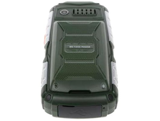 Мобильный телефон BQ 2430 Tank Power Green+Silver