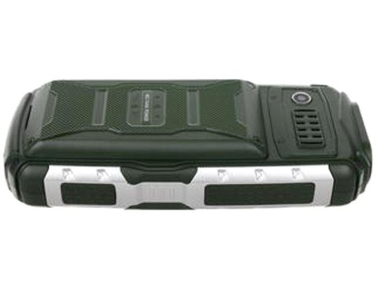 Мобильный телефон BQ 2430 Tank Power Green+Silver