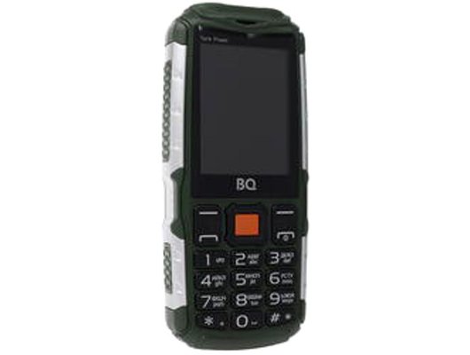 Мобильный телефон BQ 2430 Tank Power Green+Silver
