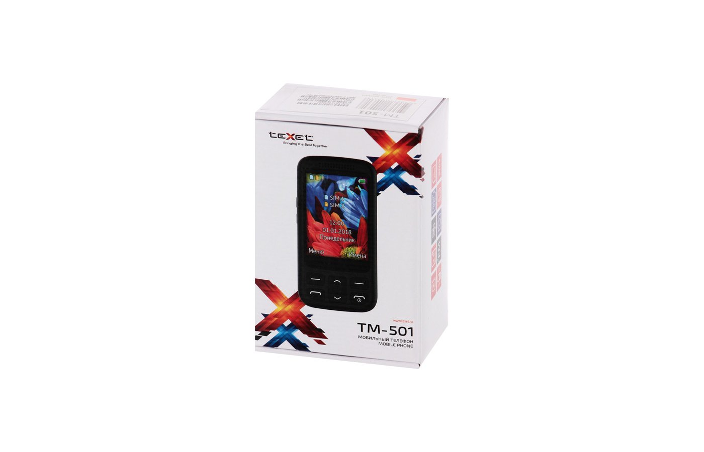 Характеристики TeXet TM-501 Red - техническое описание мобильных телефонов  на RBT.ru