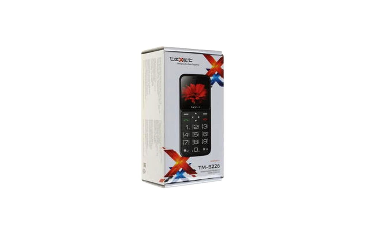 Мобильный телефон TeXet TM-B226 black/red - купить в интернет-магазине  RBT.ru. Цены, отзывы, характеристики и доставка в Челябинске