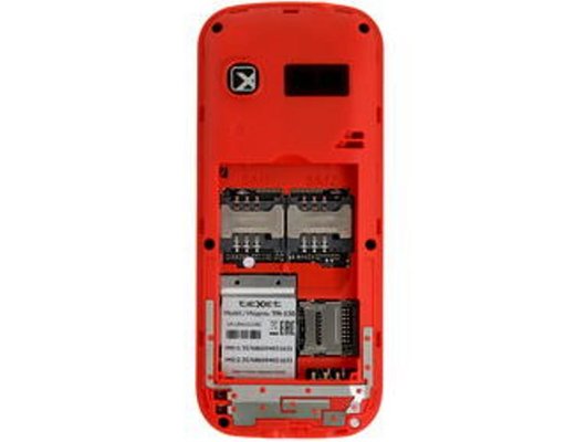 Мобильный телефон TeXet TM-130 black/red