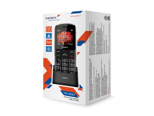 Мобильный телефон TeXet TM-B227 black