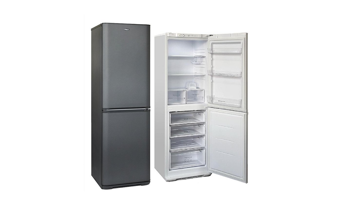 Холодильник Бирюса w631графит
