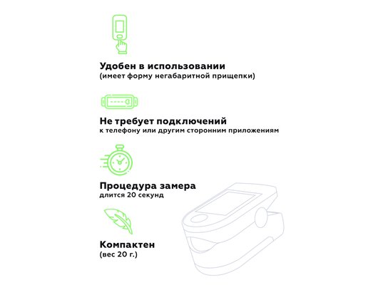 Оксиметр Smarterra O2 белый /OXO2WT/