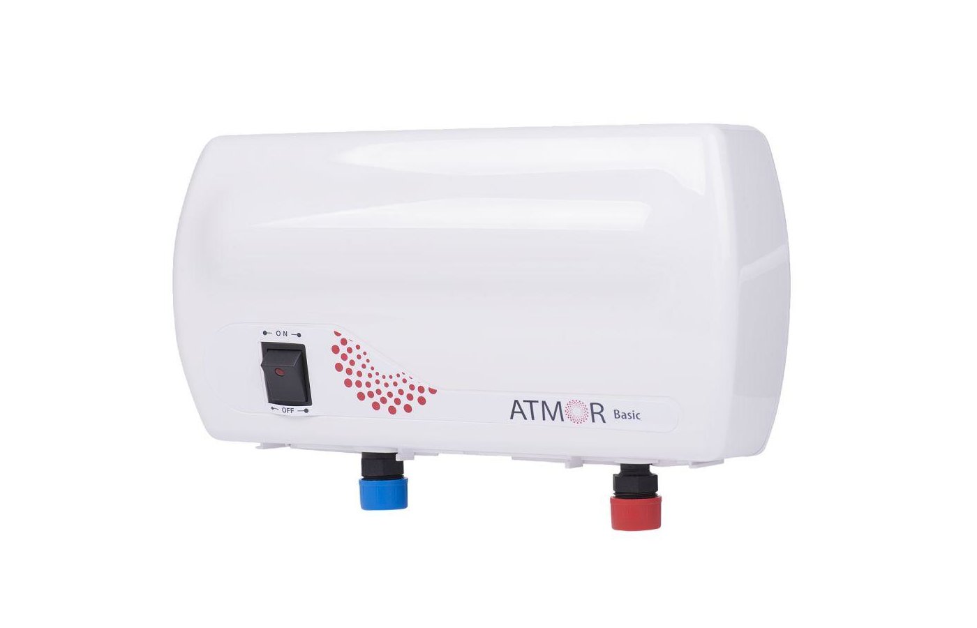 Обогревать воды. Проточный электрический водонагреватель Atmor Basic + 3.5 KW Shower (3520067). Проточный водонагреватель Atmor 3.5. Водонагреватели Atmor Basic 3.5 KW.