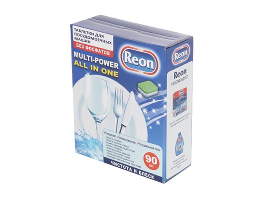 Таблетки для ПММ Reon 03-003 ALL in 1 90шт