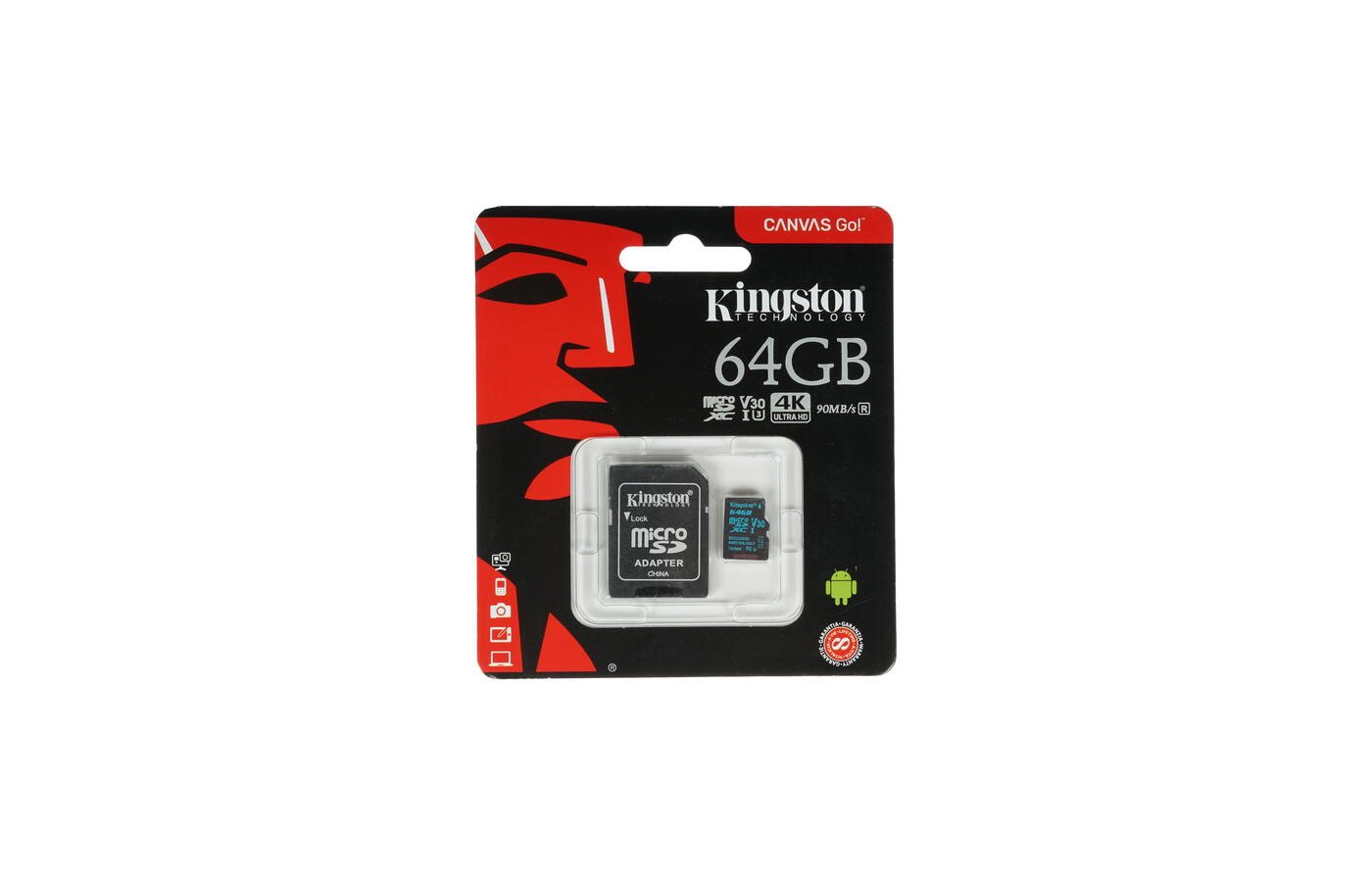 Microsdxc 128gb class 10. Kingston Micro secure Digital Card 128gb MICROSDXC class 10 UHS-I u3 v30 a2 "Canvas go Plus". Карта памяти Kingston sdcg2/64gbsp. Kingston sdcg3/64gb. Карта памяти Kingston SDCR/64gb.