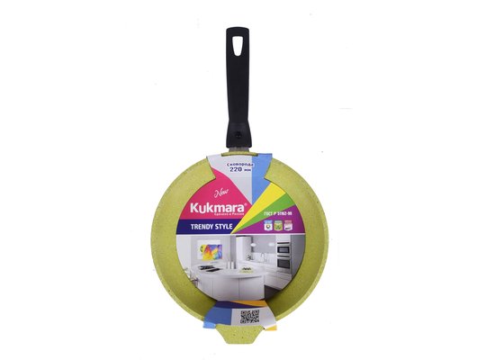 Сковорода KUKMARA 241tsl 24см со съемной ручкой "Trendy style" (lime)