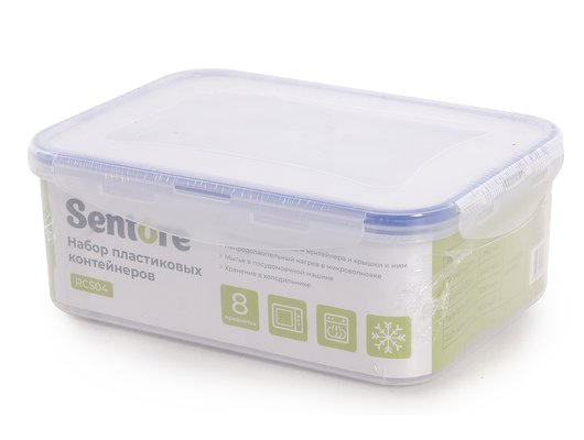 Контейнер SENTORE RCS04 Набор 4шт 0.29/0.64/1.28/1.92 л