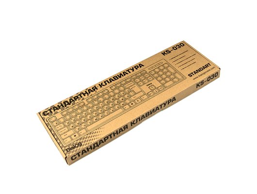 Клавиатура проводная Dialog KS-030U Black