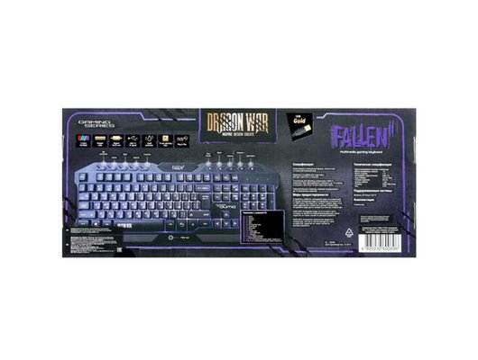 Клавиатура проводная игровая Qumo Fallen 2