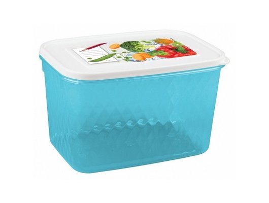 Контейнер БЫТПЛАСТ Кристалл для заморозки продуктов и СВЧ прямоуг. 1.7л с11301