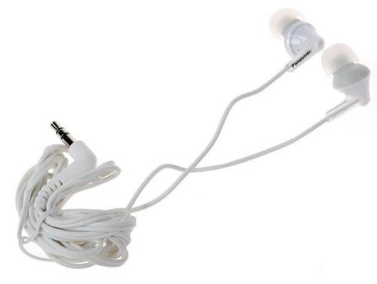 Наушники вкладыши PANASONIC RP-HJE125 белый