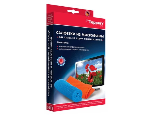 Чистящее средство TOPPERR 3002 Набор салфеток из микрофибры