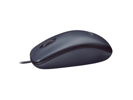 Мышь проводная Logitech B100 Black