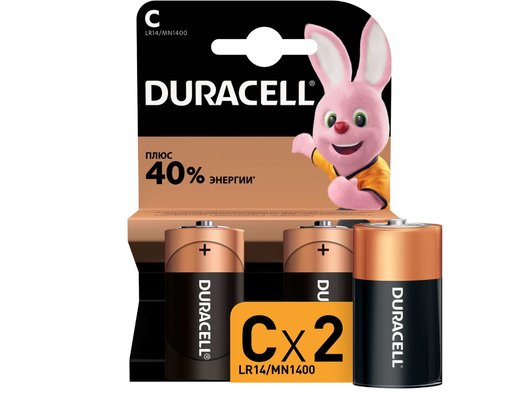 Батарейка Duracell LR14 C 2шт. (LR14-2BL)