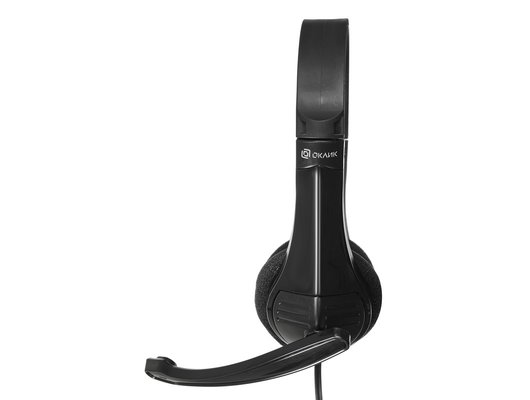 Наушники с микрофоном проводные Oklick HS-M150