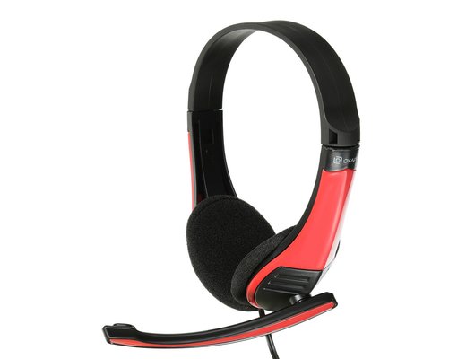 Наушники с микрофоном проводные Oklick HS-M150