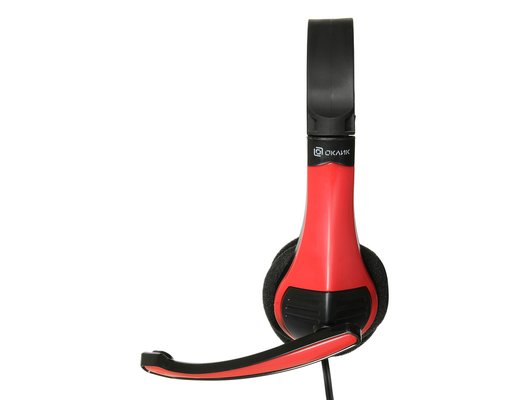 Наушники с микрофоном проводные Oklick HS-M150