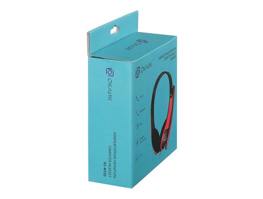 Наушники с микрофоном проводные Oklick HS-M150