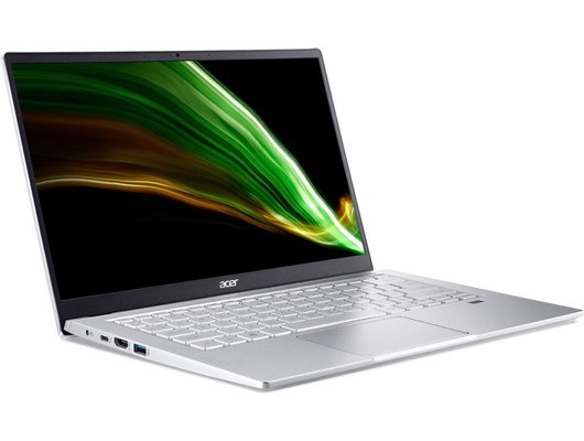 Ноутбук Acer Swift 3 SF314-511-32P8/NX.ABLER.003/Intel Core i3-1115G4/8GB+256GB/14.0 FHD/DOS серебристый