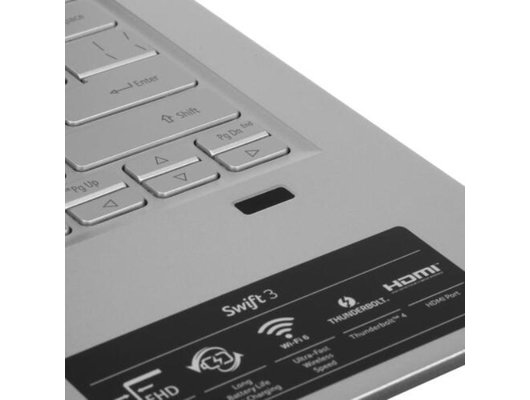 Ноутбук Acer Swift 3 SF314-511-32P8/NX.ABLER.003/Intel Core i3-1115G4/8GB+256GB/14.0 FHD/DOS серебристый