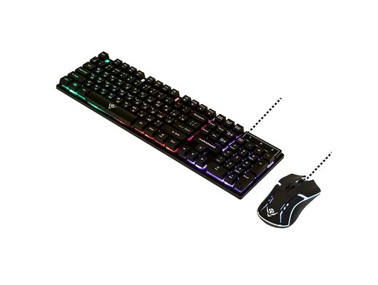 Клавиатура+мышь Nakatomi KMG-2305U Black