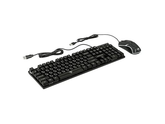 Клавиатура+мышь Nakatomi KMG-2305U Black