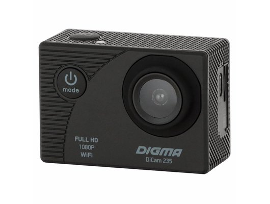 Экшн-камера Digma DiCam 235 черный